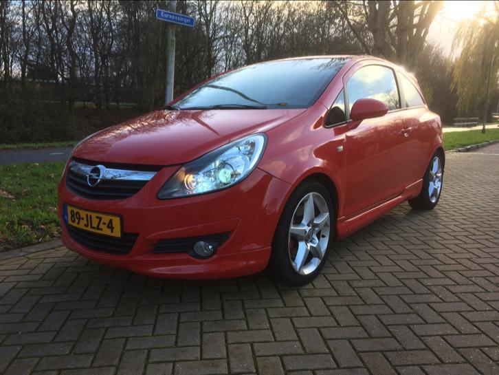 Opel Corsa 1.6 GSI Turbo 3D 2009 Rood