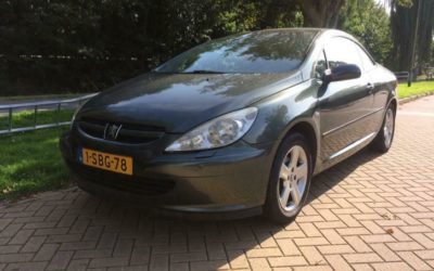 Peugeot 307 2.0 16V CC 2004 Groen cabrio